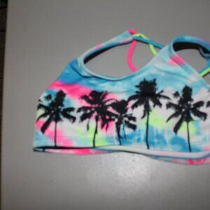 Multi Color Justice Bikini Top Size 10